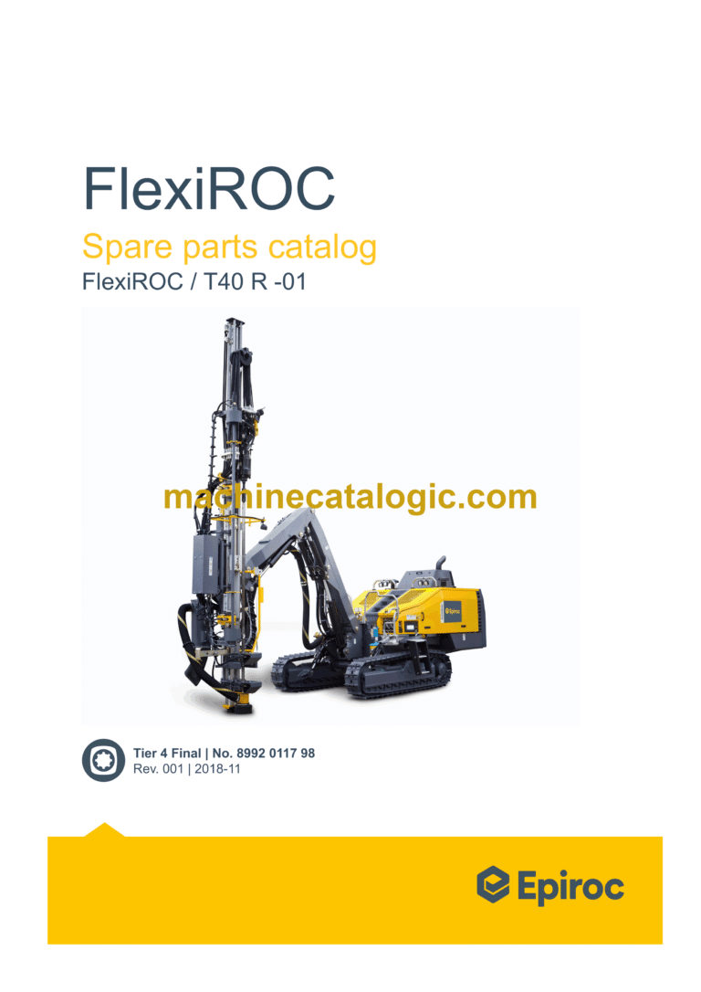Epiroc FlexiROC T40 R-01 Spare Parts Catalog