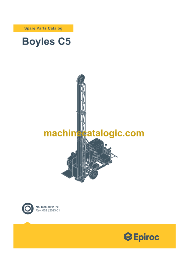 Epiroc Boyles C5 Spare Parts Catalog