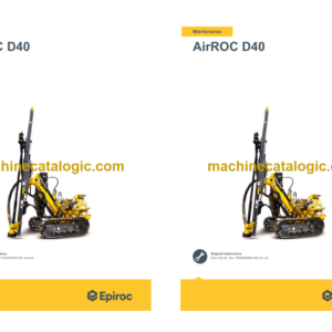 Epiroc AirROC D40 Operation and Maintenance Manual