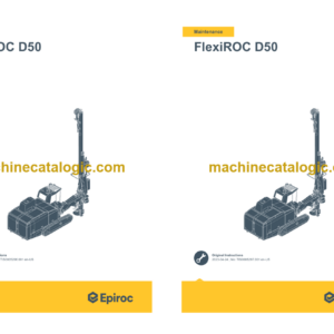 Epiroc FlexiROC D50 China Stage IV Operation and Maintenance Manual