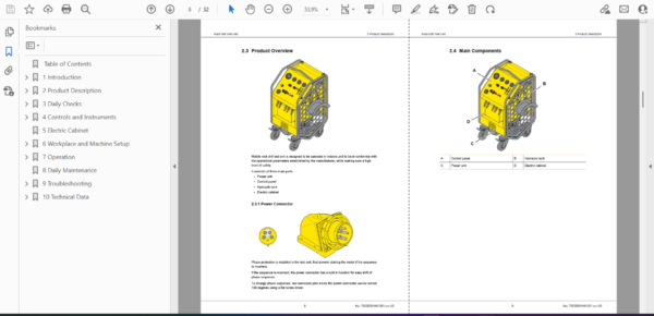 Epiroc Mobile Rock Drill Test Unit Operation and Maintenance Manual - Image 3