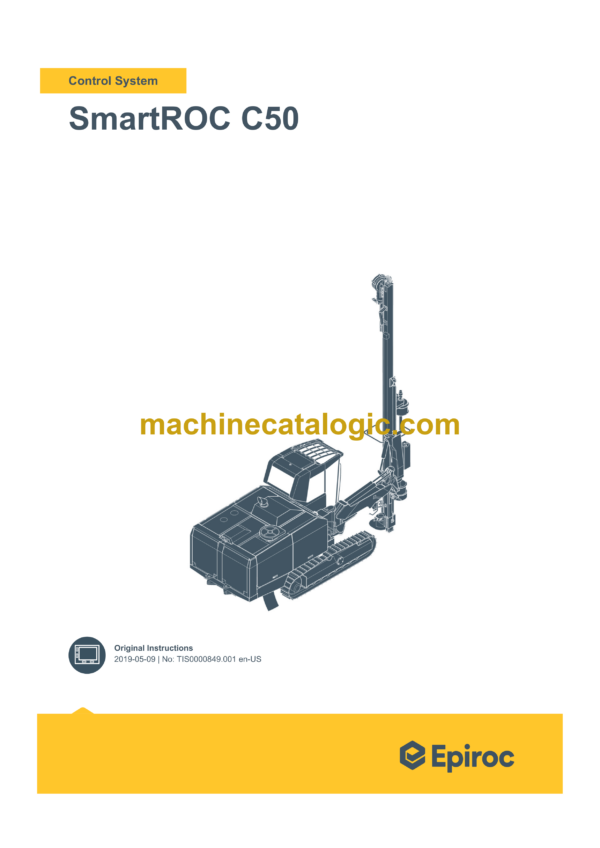 Epiroc SmartROC C50 Control System Manual