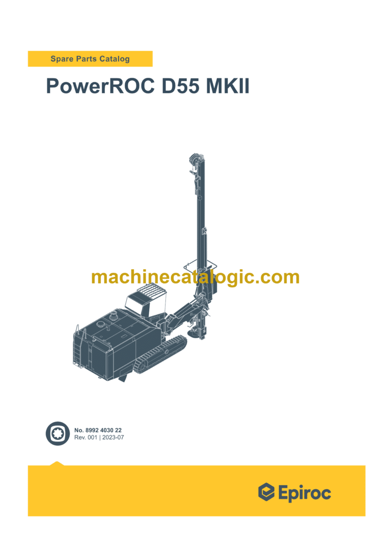 Epiroc PowerROC D55 MKII Spare Parts Catalog