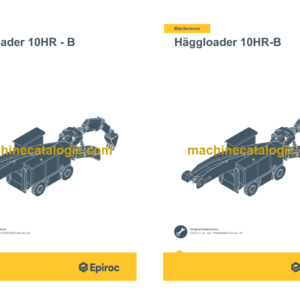 Epiroc Haggloader 10HR-B Stage 3A Operation and Maintenance Manual