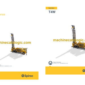 Epiroc T4W Operation and Maintenance Manual