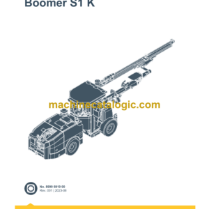 Epiroc Boomer S1 K Spare Parts Catalog