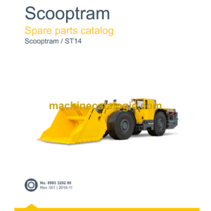 Epiroc Scooptram ST14 Spare Parts Catalog