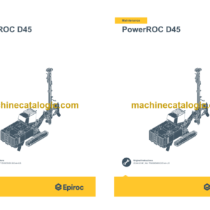 Epiroc PowerROC D45 CE Operation and Maintenance Manual