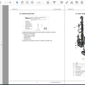 Epiroc PowerROC D45 CE Operation and Maintenance Manual