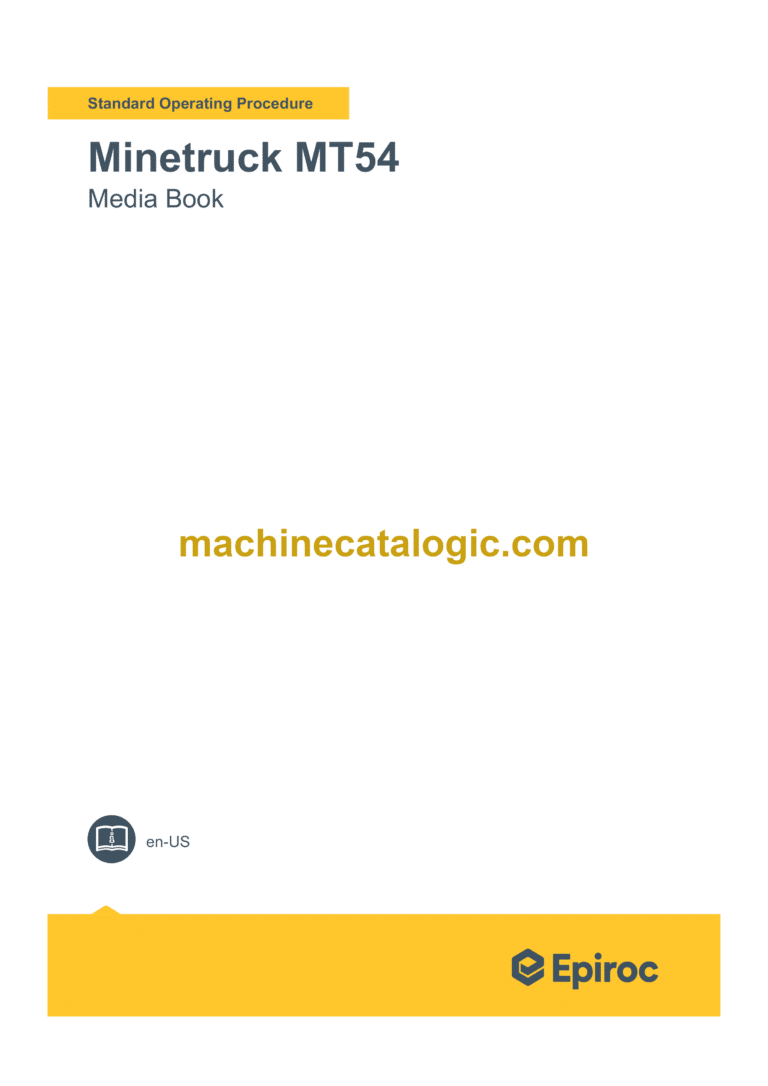 Epiroc Minetruck MT54 Component Removal and Installation Instructions