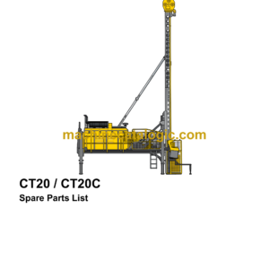 Epiroc CT20, CT20C Christensen Core Drilling Rig Spare Parts Catalog