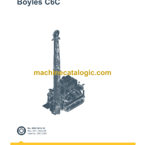 Epiroc Boyles C6C Spare Parts Catalog