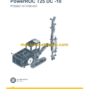 Epiroc PowerROC PT25DC-10 YOK-K51 Spare Parts Catalog