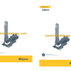 Epiroc DM45 Operation and Maintenance Manual