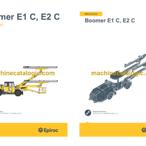 Epiroc Boomer E1 C, E2 C Operation and Maintenance Manual