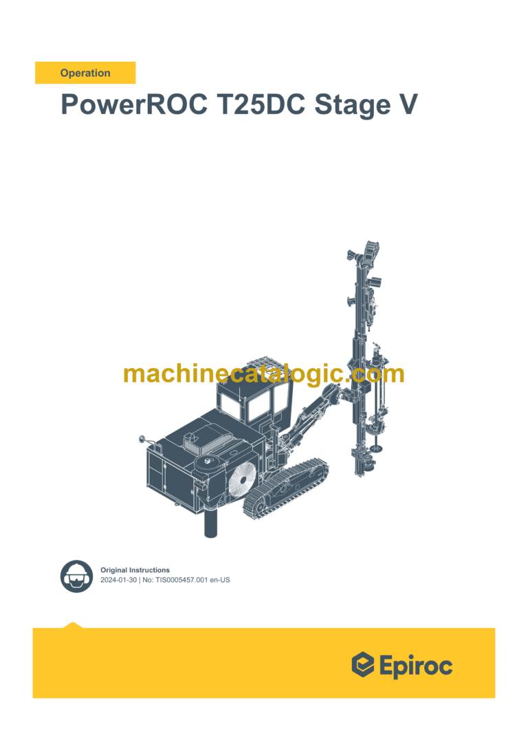 Epiroc PowerROC T25DC Stage V Operation Manual