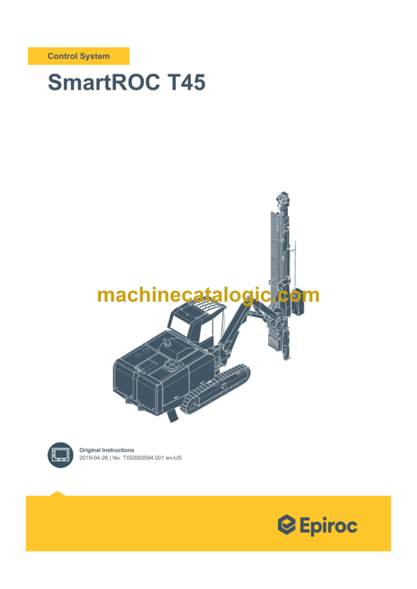 Epiroc SmartROC T45 Control System Manual