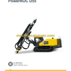 Epiroc PowerROC D55 Spare Parts Catalog