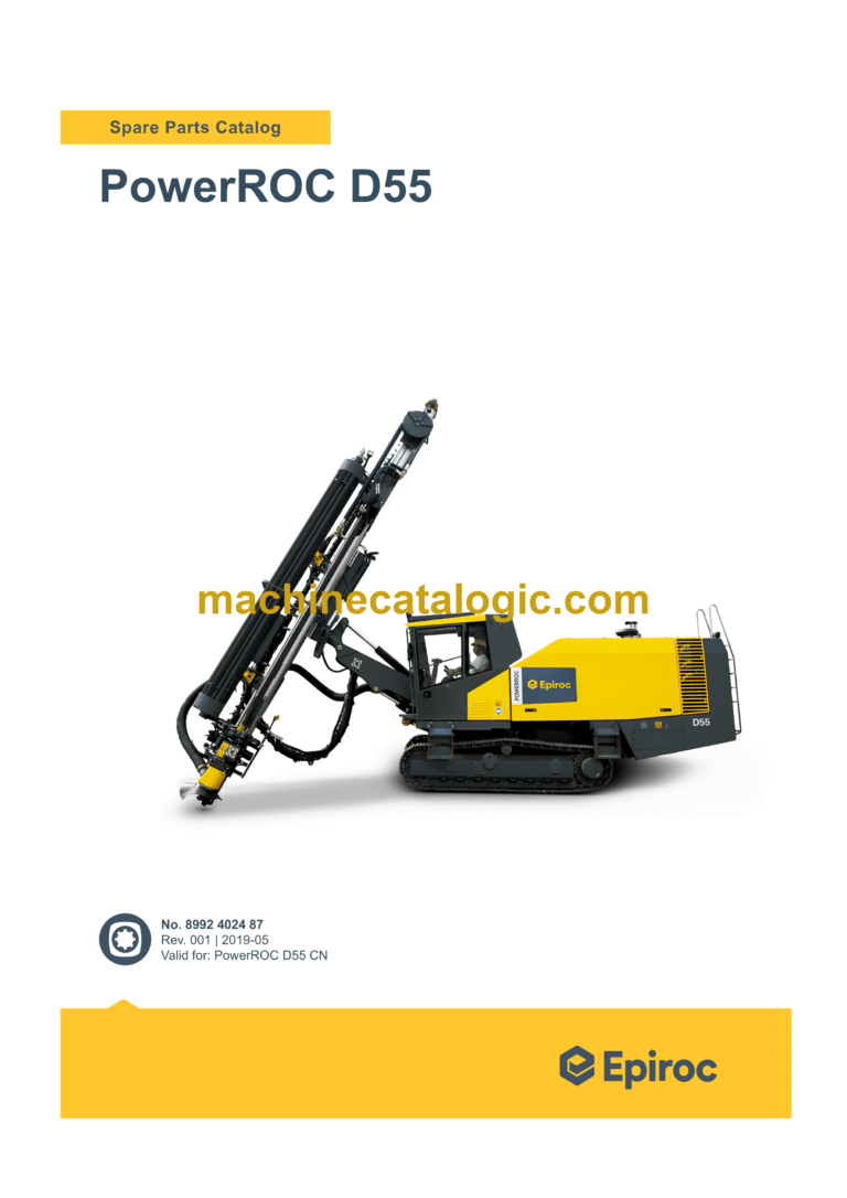 Epiroc PowerROC D55 Spare Parts Catalog