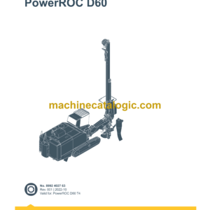 Epiroc PowerROC D60 Spare Parts Catalog