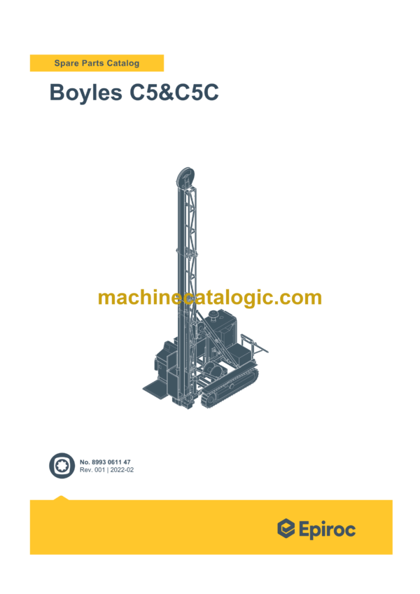 Epiroc Boyles C5 & C5C Spare Parts Catalog