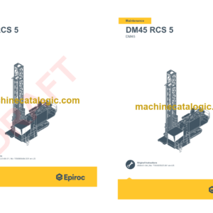 Epiroc DM45 RCS 5 Operation and Maintenance Manual