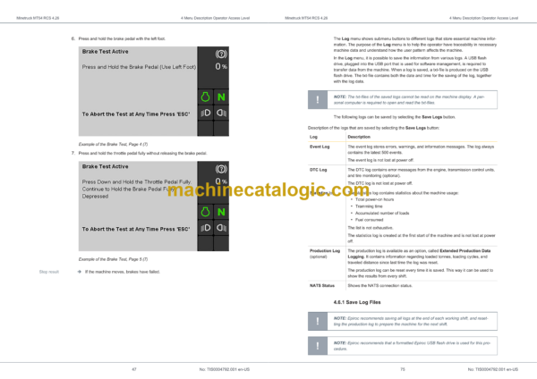 Epiroc Minetruck MT54 RCS 4.26 Control System Manual - Image 4