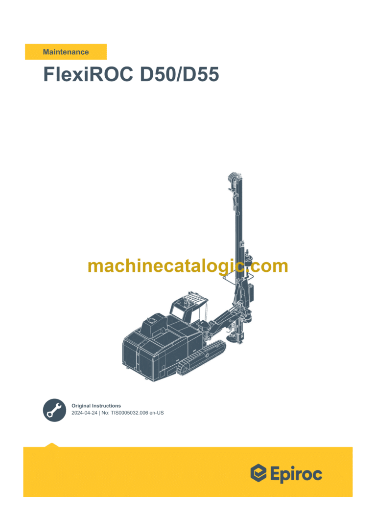 Epiroc FlexiROC D50 D55 Stage V (C13B) Maintenance Manual