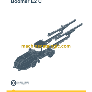 Epiroc Boomer E2 C Spare Parts Catalog