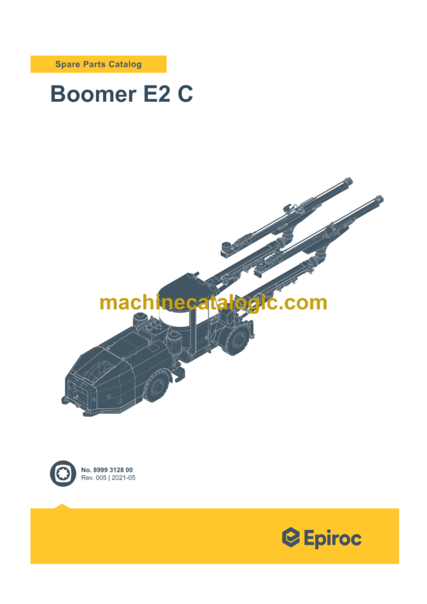 Epiroc Boomer E2 C Spare Parts Catalog