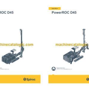 Epiroc PowerROC D45 Operation and Maintenance Manual