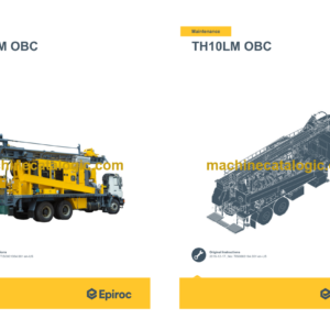 Epiroc TH10LM OBC Operation and Maintenance Manual