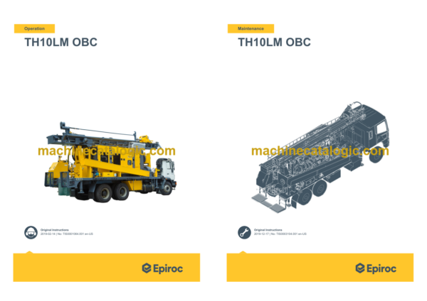 Epiroc TH10LM OBC Operation and Maintenance Manual