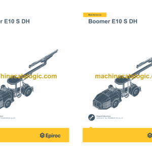 Epiroc Boomer E2 C Battery Operation and Maintenance Manual