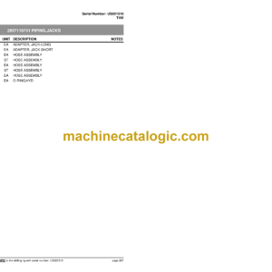 Epiroc Water Well Drill T4W Spare Parts Catalog