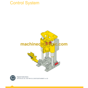 Epiroc Cement Unit RCS Boltec Control System Manual