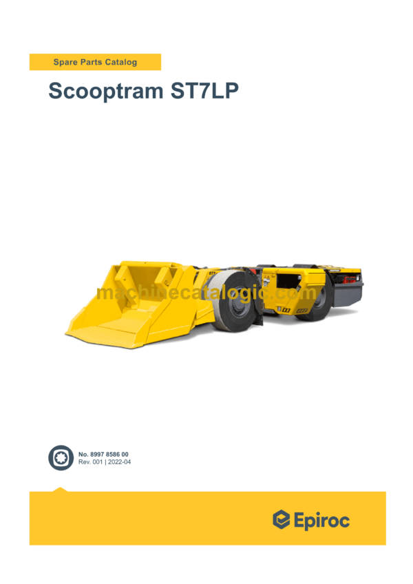 Epiroc Scooptram ST7LP Spare Parts Catalog