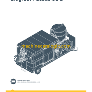 Epiroc Unigrout Flatbed M2 S Control System Manual