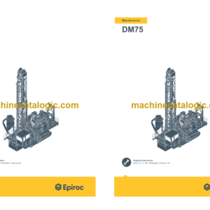 Epiroc DM75 Operation and Maintenance Manual