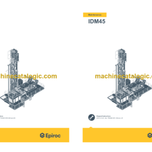 Epiroc IDM45 Operation and Maintenance Manual