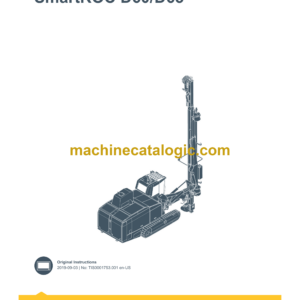 Epiroc SmartROC D60, D65 Control System Manual