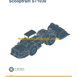 Epiroc Scooptram ST1030 Spare Parts Catalog