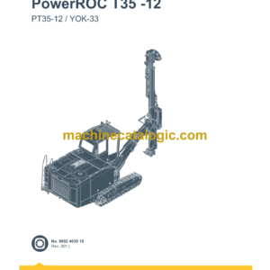 Epiroc PowerROC PT35-12 YOK-33 Spare Parts Catalog