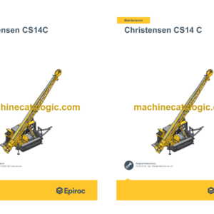 Epiroc Christensen CS14 C Operation and Maintenance Manual