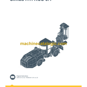 Epiroc Simba ITH RCS 5.1 Control System Manual