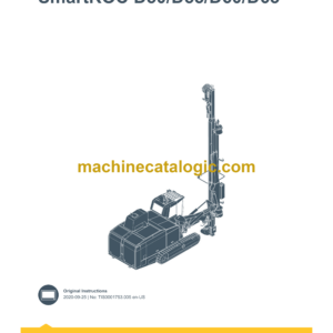 Epiroc SmartROC D50, D55, D60, D65 Control System Manual