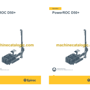 Epiroc PowerROC D50+ Operation and Maintenance Manual