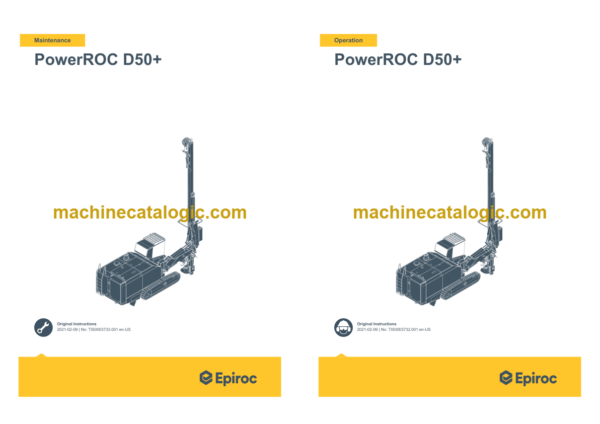 Epiroc PowerROC D50+ Operation and Maintenance Manual