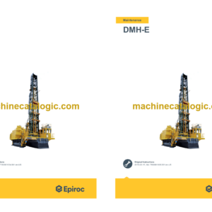 Epiroc DMH-E Operation and Maintenance Manual