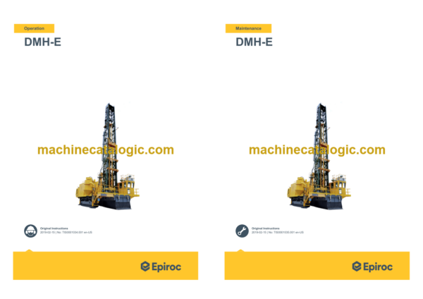 Epiroc DMH-E Operation and Maintenance Manual